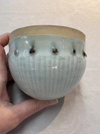 A Chinese russet-glazed qingbai Buddhist bowl, Song or later