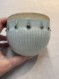 A Chinese russet-glazed qingbai Buddhist bowl, Song or later