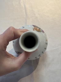A Chinese famille rose 'Wu Shuang Pu' vase and a tazza, 19/20th C.