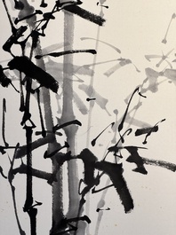 In the manner of Yun Shouping 惲壽平 (1633-1690): 'Bamboo', ink on paper, 19/20th C.