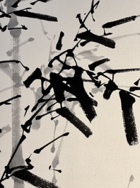 In the manner of Yun Shouping 惲壽平 (1633-1690): 'Bamboo', ink on paper, 19/20th C.