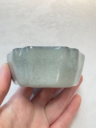 A Chinese guan-type flower-shaped brush washer, Song or later