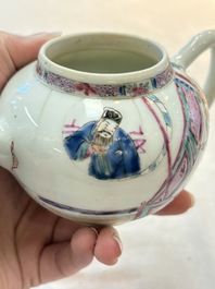 A Chinese famille rose 'Feng Yi Ting 鳳儀亭' teapot, Yongzheng