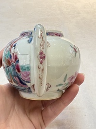 A Chinese famille rose 'Feng Yi Ting 鳳儀亭' teapot, Yongzheng