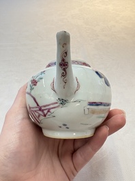 A Chinese famille rose 'Feng Yi Ting 鳳儀亭' teapot, Yongzheng