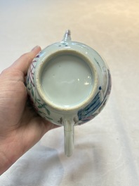 A Chinese famille rose 'Feng Yi Ting 鳳儀亭' teapot, Yongzheng
