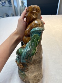 A Chinese fahua Milefo Buddha, Ming