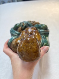 A Chinese fahua Milefo Buddha, Ming