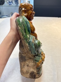 A Chinese fahua Milefo Buddha, Ming
