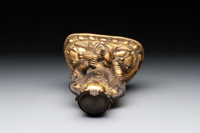 A fine Chinese gilt-bronze Bodhisattva, 18/19th C.