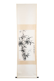In the manner of Yun Shouping 惲壽平 (1633-1690): 'Bamboo', ink on paper, 19/20th C.