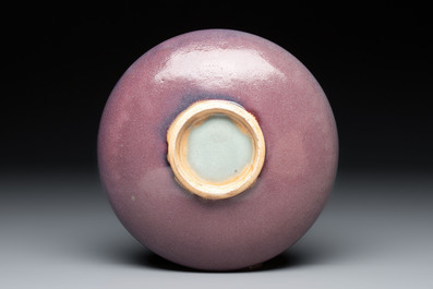 A Chinese 'jun' plate, Ming or later