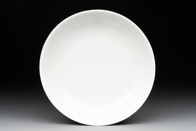 Six Chinese robin's egg-glazed saucers and seven ruby-back plates, Qianlong and Shengshengchun 生生春 marks, 19/20th C.