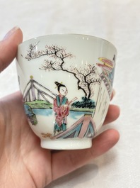 A fine Chinese famille rose 'Xi Xiang Ji' cup, Yongzheng