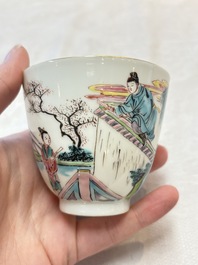 A fine Chinese famille rose 'Xi Xiang Ji' cup, Yongzheng