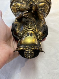 A fine Chinese gilt-bronze Bodhisattva, 18/19th C.
