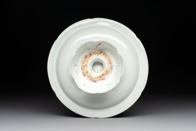 A Chinese qingbai cup stand, Song