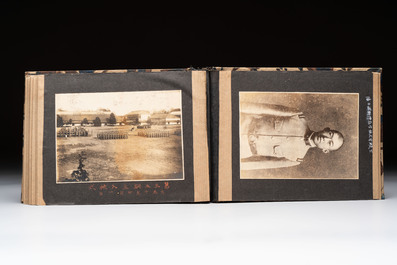 Hiroshi Morimoto 森本博: A photo album of the Japanese Army Academy and Emperor Shōwa, early 20th C.