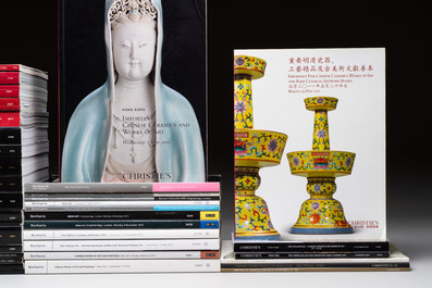 35 Christie's and Bonhams auction catalogues on Asian arts, 2002-2021