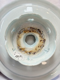 A Chinese qingbai cup stand, Song