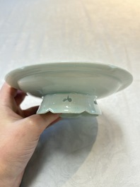 A Chinese qingbai cup stand, Song