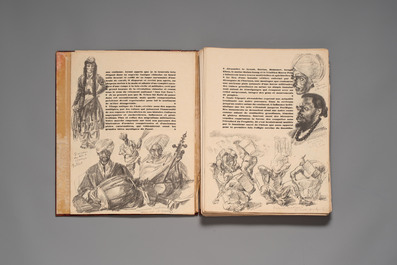 Alexandre Iacovleff (1887-1938): 'La croisi&egrave;re jaune', incl. 44 illustrations, lithography on paper, dated 1931-1932