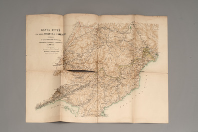 Nine maps of gold mines in Northern-China (Manchukuo), Korea and Russia, dated 1901, 1922-24