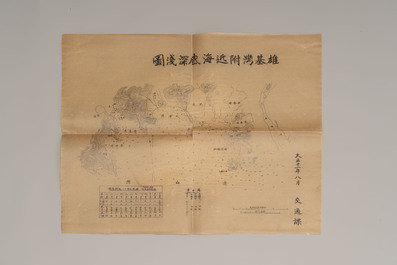 Nine maps of gold mines in Northern-China (Manchukuo), Korea and Russia, dated 1901, 1922-24