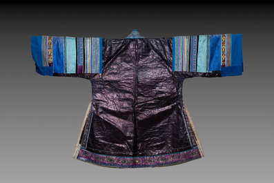 Three Chinese 'Miao' jackets and a pocket, 20th C.