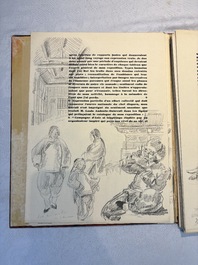 Alexandre Iacovleff (1887-1938): 'La croisi&egrave;re jaune', incl. 44 illustrations, lithography on paper, dated 1931-1932