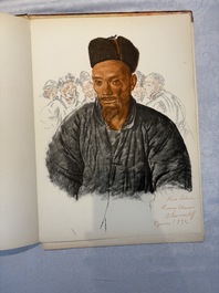 Alexandre Iacovleff (1887-1938): 'La croisi&egrave;re jaune', incl. 44 illustrations, lithography on paper, dated 1931-1932