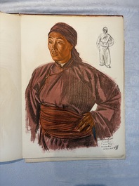 Alexandre Iacovleff (1887-1938): 'La croisi&egrave;re jaune', incl. 44 illustrations, lithography on paper, dated 1931-1932