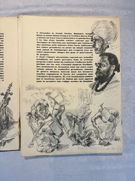 Alexandre Iacovleff (1887-1938): 'La croisi&egrave;re jaune', incl. 44 illustrations, lithography on paper, dated 1931-1932