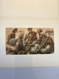 Alexandre Iacovleff (1887-1938): 'La croisi&egrave;re jaune', incl. 44 illustrations, lithography on paper, dated 1931-1932