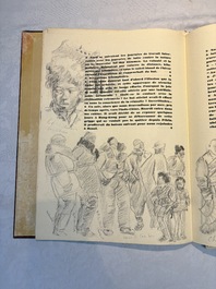 Alexandre Iacovleff (1887-1938): 'La croisi&egrave;re jaune', incl. 44 illustrations, lithography on paper, dated 1931-1932