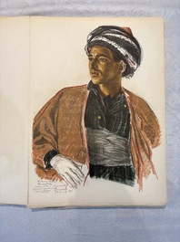 Alexandre Iacovleff (1887-1938): 'La croisi&egrave;re jaune', incl. 44 illustrations, lithography on paper, dated 1931-1932