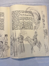 Alexandre Iacovleff (1887-1938): 'La croisi&egrave;re jaune', incl. 44 illustrations, lithography on paper, dated 1931-1932