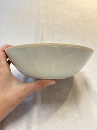Two Chinese qingbai bowls and a plate, Song