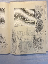 Alexandre Iacovleff (1887-1938): 'La croisi&egrave;re jaune', incl. 44 illustrations, lithography on paper, dated 1931-1932