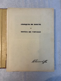 Alexandre Iacovleff (1887-1938): 'La croisi&egrave;re jaune', incl. 44 illustrations, lithography on paper, dated 1931-1932