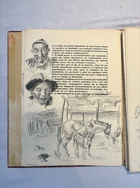 Alexandre Iacovleff (1887-1938): 'La croisi&egrave;re jaune', incl. 44 illustrations, lithography on paper, dated 1931-1932