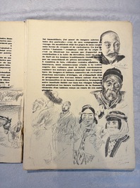 Alexandre Iacovleff (1887-1938): 'La croisi&egrave;re jaune', incl. 44 illustrations, lithography on paper, dated 1931-1932