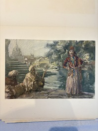 Alexandre Iacovleff (1887-1938): 'La croisi&egrave;re jaune', incl. 44 illustrations, lithography on paper, dated 1931-1932