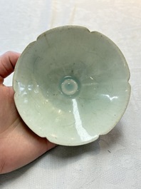 Two Chinese qingbai bowls and a plate, Song