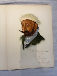 Alexandre Iacovleff (1887-1938): 'La croisi&egrave;re jaune', incl. 44 illustrations, lithography on paper, dated 1931-1932