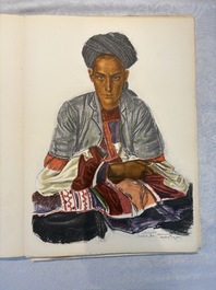 Alexandre Iacovleff (1887-1938): 'La croisi&egrave;re jaune', incl. 44 illustrations, lithography on paper, dated 1931-1932