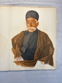 Alexandre Iacovleff (1887-1938): 'La croisi&egrave;re jaune', incl. 44 illustrations, lithography on paper, dated 1931-1932