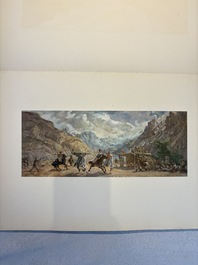 Alexandre Iacovleff (1887-1938): 'La croisi&egrave;re jaune', incl. 44 illustrations, lithography on paper, dated 1931-1932