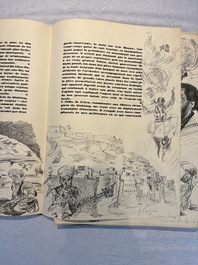 Alexandre Iacovleff (1887-1938): 'La croisi&egrave;re jaune', incl. 44 illustrations, lithography on paper, dated 1931-1932