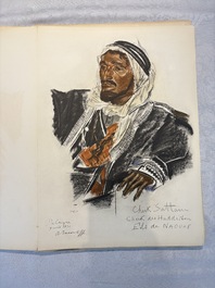 Alexandre Iacovleff (1887-1938): 'La croisi&egrave;re jaune', incl. 44 illustrations, lithography on paper, dated 1931-1932